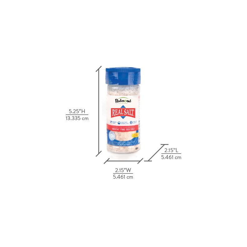 Real Salt Fine 10 oz Shaker