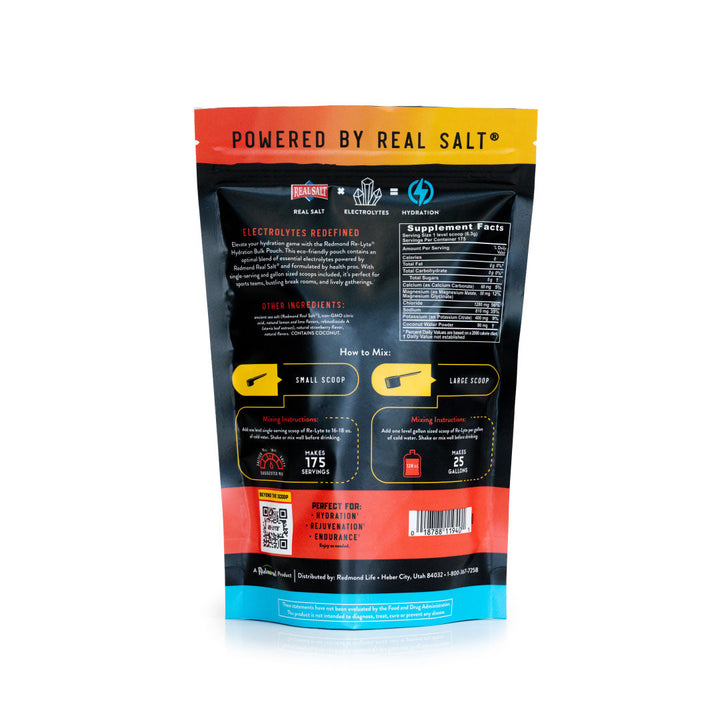 Re-Lyte Hydration Electrolyte Powder Bulk Pouch 175 Servings