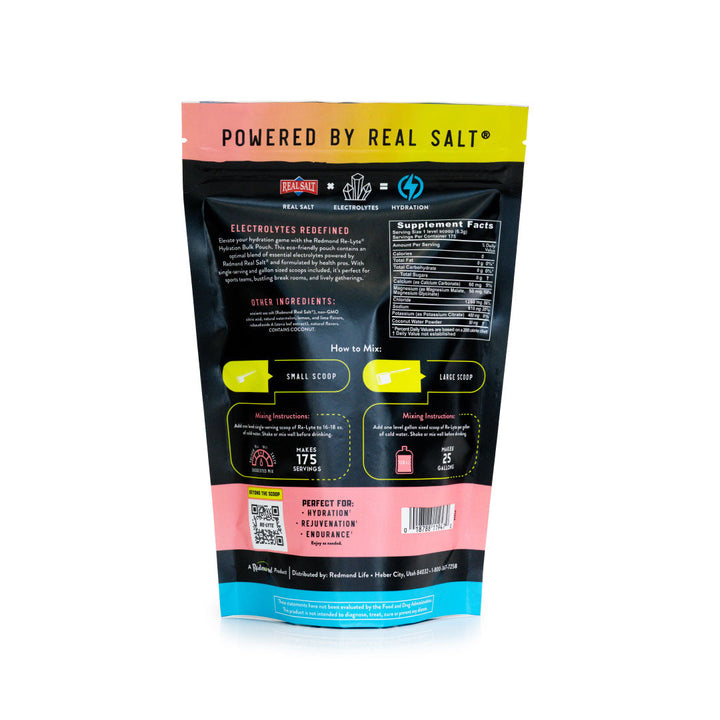 Re-Lyte Hydration Electrolyte Powder Bulk Pouch 175 Servings