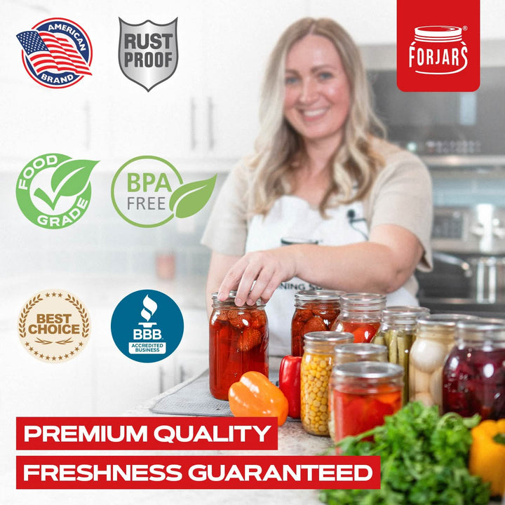 Forjars®  - 1000 Wide Mouth Canning Lids
