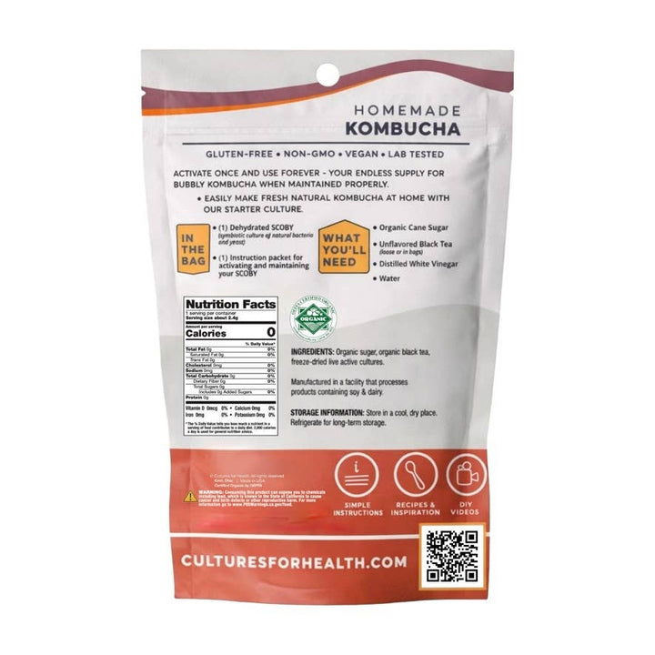 Organic Kombucha Starter Culture