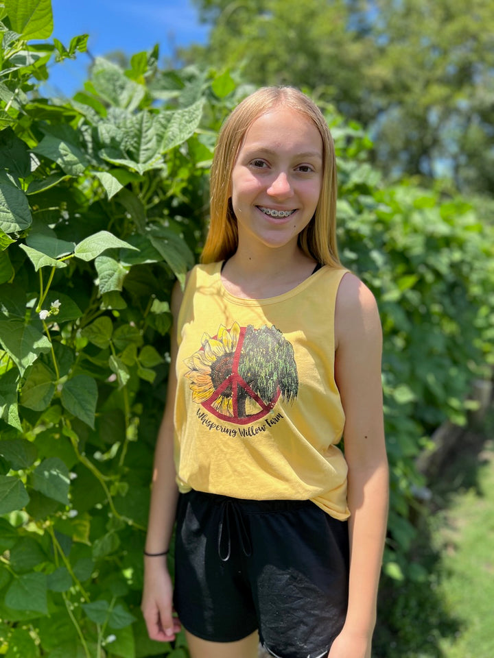 WWF - Sunflower/Willow Tank Top | Yellow