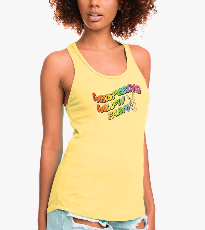 WWF - Hippie Tank Top | Yellow
